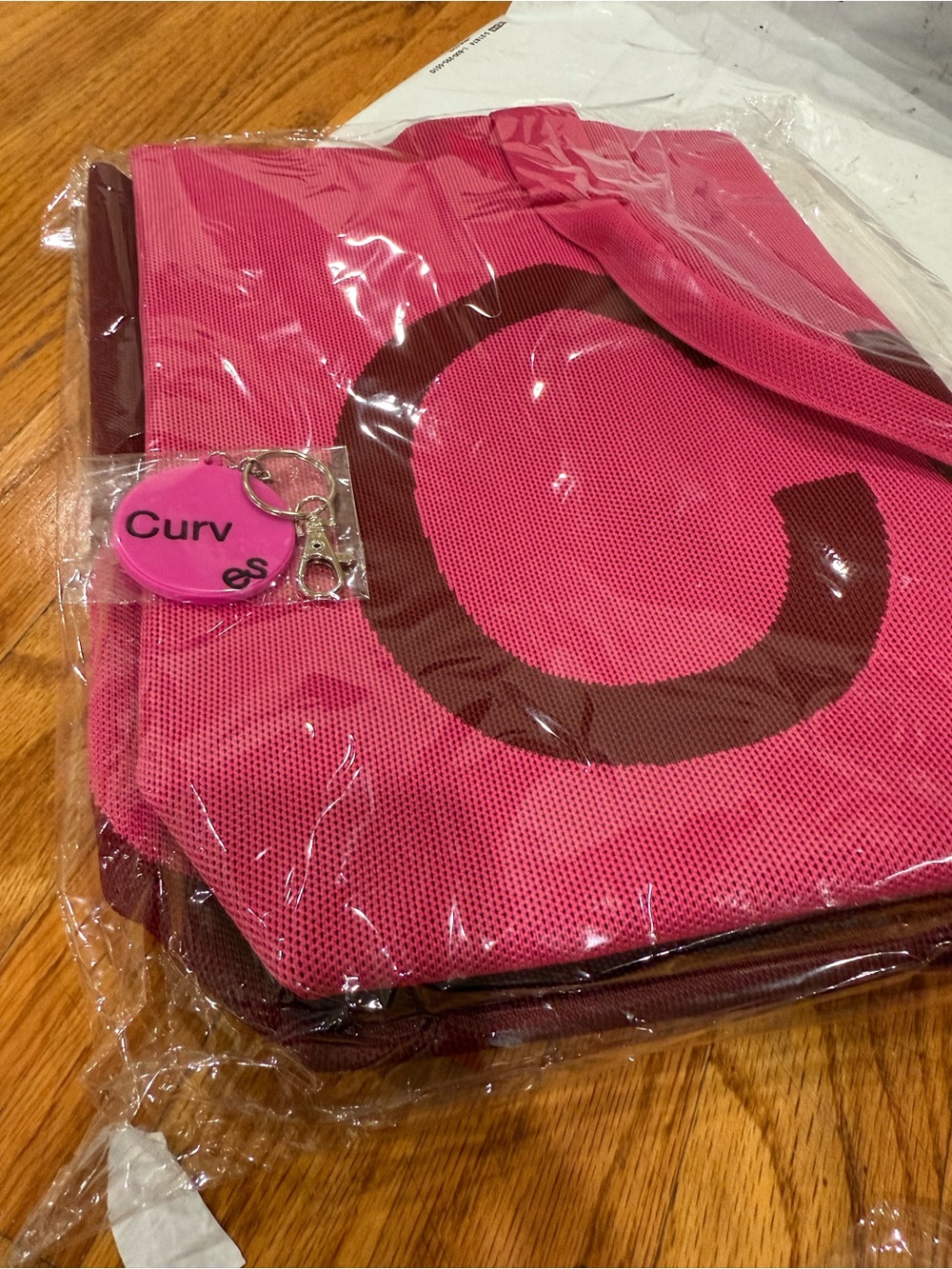 Curves by Sean John - Pink / Merlot Totebag